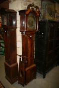 A GEORGIAN INLAID MAHOGANY EIGHT DAY LONG CASE CLOCK SIGNED GEORGE STODDART, EDINBURGH