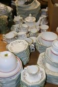 AN EXTENSIVE ETERNAL BEAU PATTERN DINNER AND TEA SERVICE,ETC