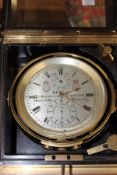 SEWILL OF GLASGOW: A COROMANDEL CASED SHIP`S CHRONOMETER, SERIAL NUMBER 6703