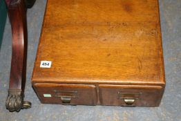 OAK FILE DRAWERS