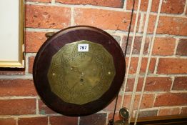 AN ARTS AND CRAFTS STYLE WALL CLOCK