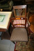 FOUR VARIOUS 19TH,.C.SIDE CHAIRS