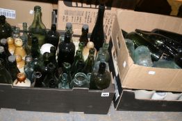 A LARGE QTY OF COLLECTOR`S BOTTLES,ETC