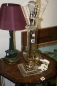 VARIOUS TABLE LAMPS