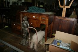 A VICTORIAN INLAID WORK TABLE