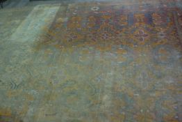 A LARGE TURKISH USHAK  CARPET