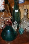 A QTY OF GLASSWARES