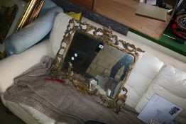 VARIOUS OIL PAINTINGS, PRINTS AND A GILT FRAMED MIRROR