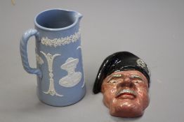 A rare Dudson Boer War commemorative jug depicting Buller and Powell together with a 1944 dated