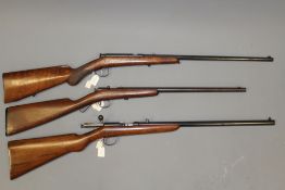 A .22 bolt action rifle by Bayard, serial no. 18012 together with a Winchester .22 bolt action rifle