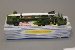 Dinky 666 Corporate Missile Erector, near mint condition in excellent box with early instruction