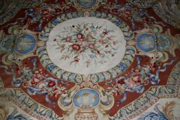 An Aubusson design neeedlepoint carpet, 300 x 230cm.