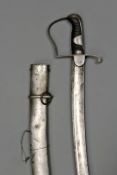 A 1796 Pattern Light Cavalry troopers sabre, 84.5cm curved blade, regulation steel stirrup hilt