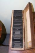 A collection of approximately forty eight monochrome lantern slides relating to the Royal Navy (