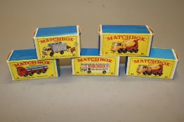 A selection of Matchbox Regular series 1/75 to include no. 10D Pipe Truck with seven pipes and white