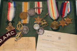 First War Trio, to 16692. PTE. H.J. MILLSOM. R. DUB. FUS. on the 1914-15 Star, Britsih War Medal and