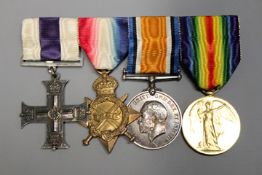 A Royal Field Artillery Killed In Action Military Cross group of four, to Major Noel William Freeman