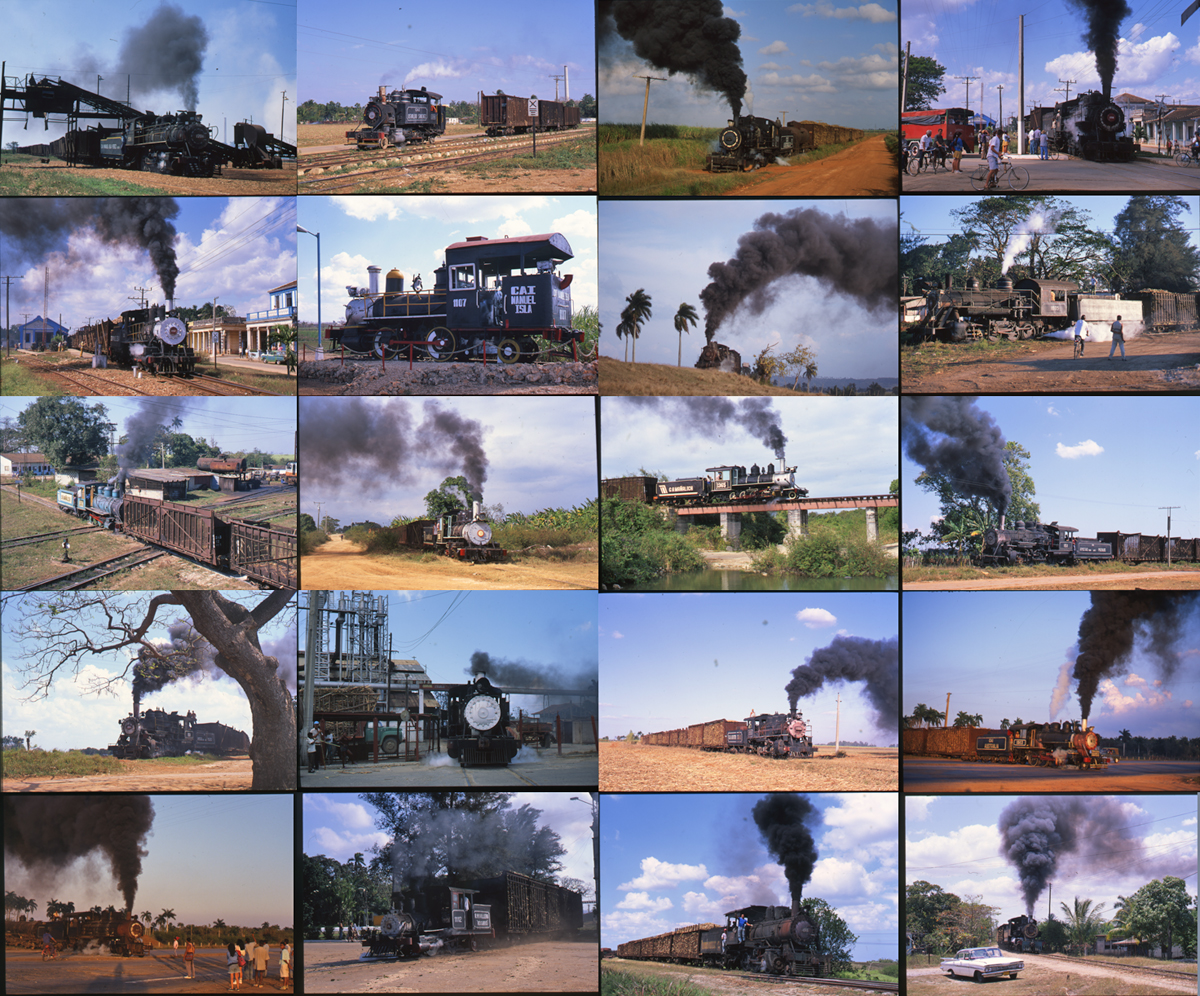 Colour Slides, approximately 510 of Cuban Steam taken by Ron Lingley. A wonderful collection of good