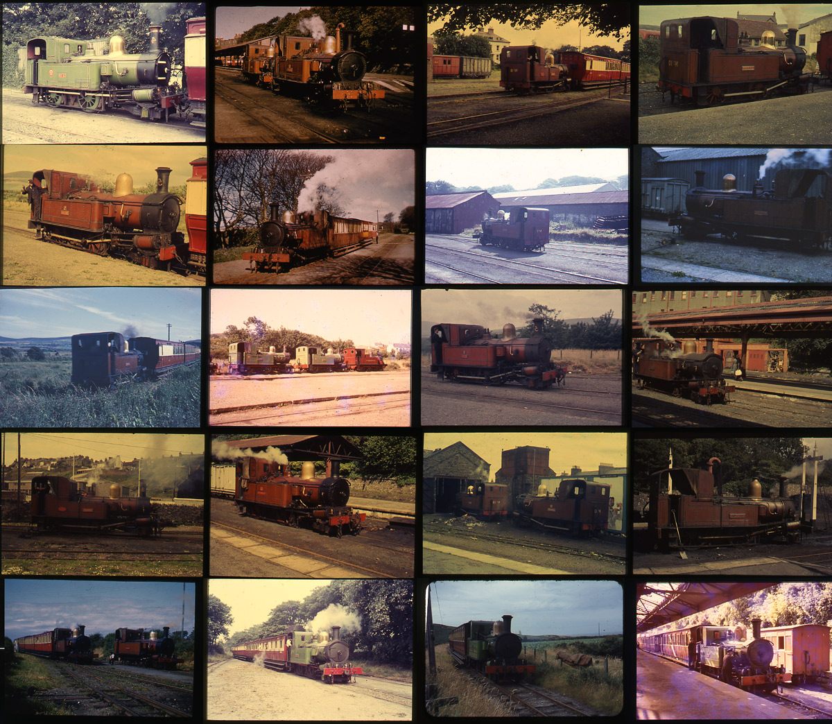 Colour Slides, approximately 190 Isle Of Man steam including some 1960`s. Various locations. Sold