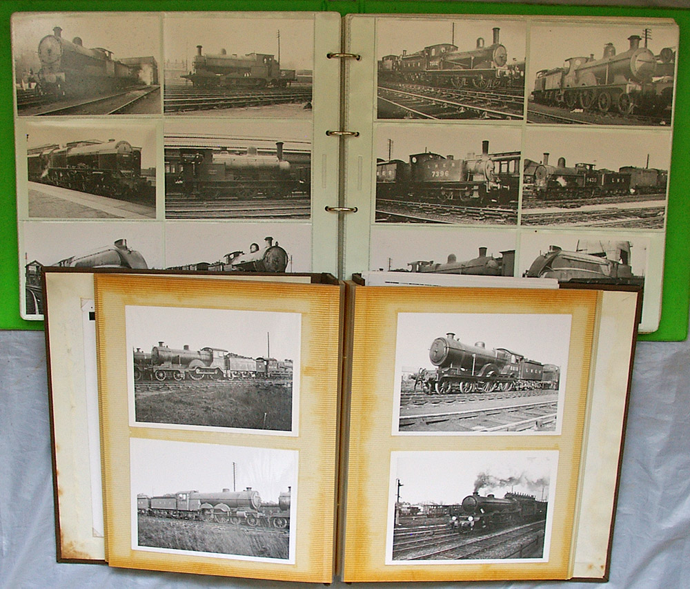 Two Albums one with approximately 360 post card size b/w Photographs, mostly pre-grouping and