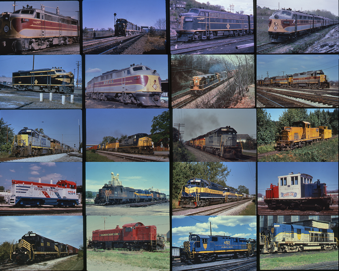 Colour Slides, approximately 3000 of USA Diesels, many captioned. Looks like a mix of commercials