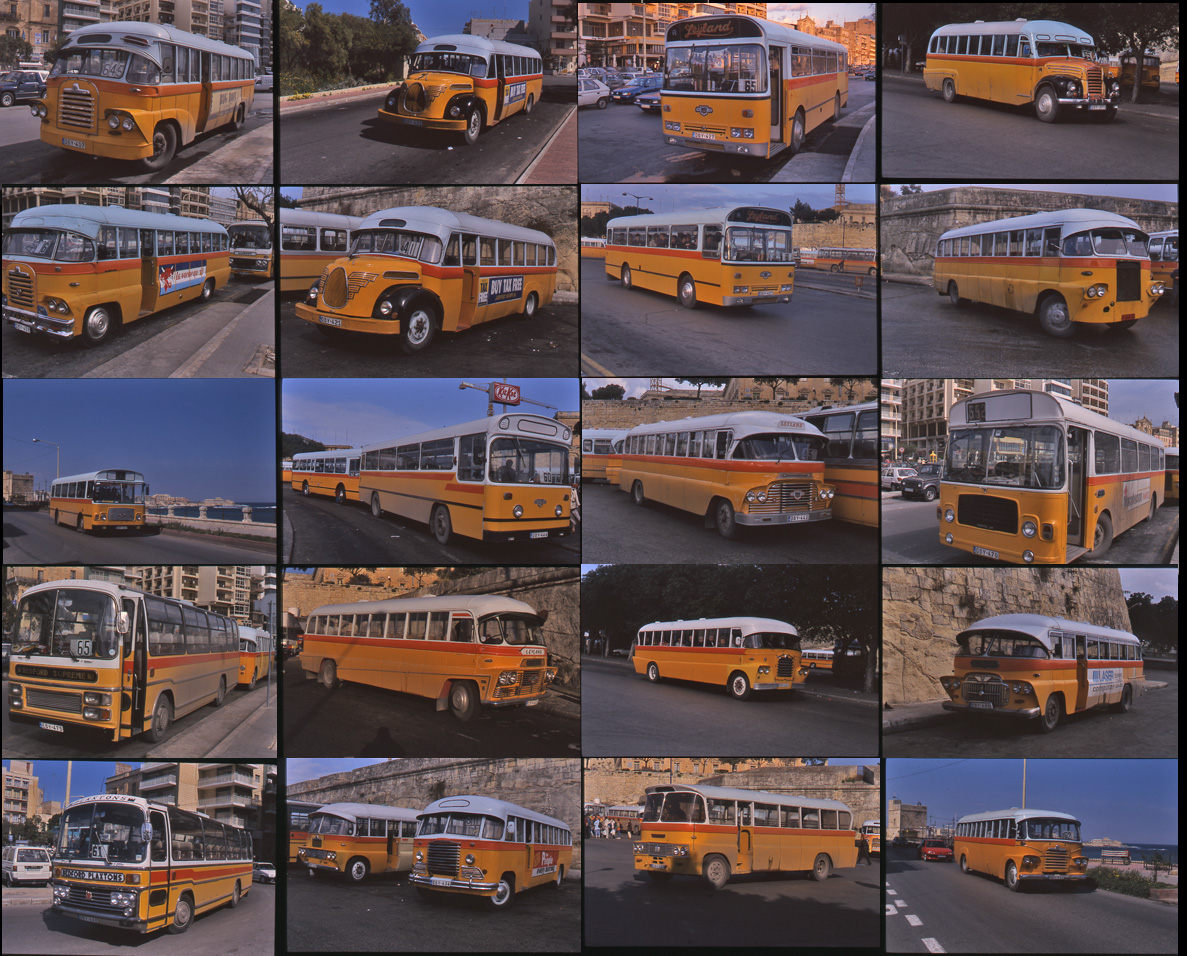 Colour Slides, approx 85 mostly Malta Buses taken in the 1990`s. Sold with copyright (sample