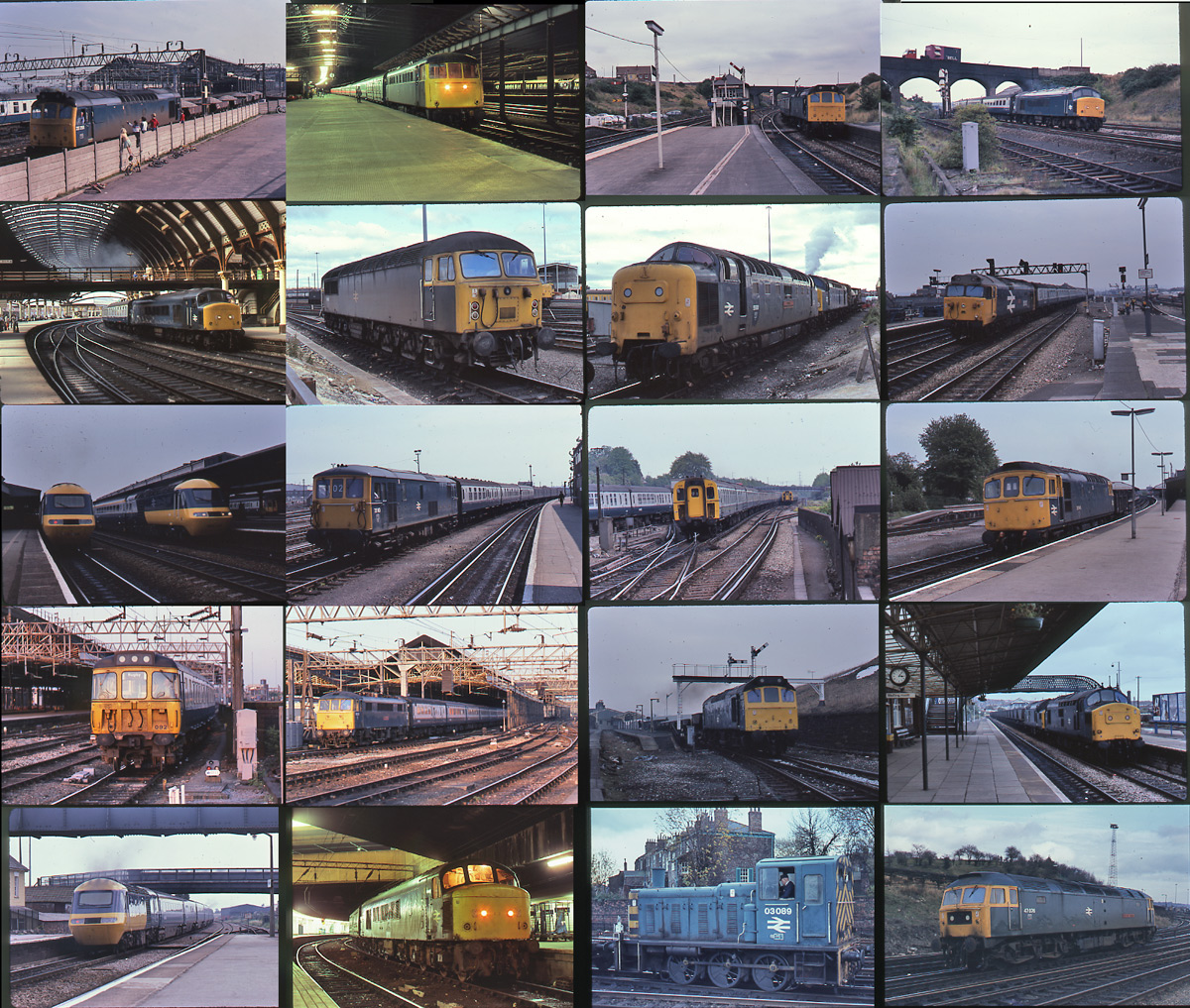 Colour Slides, approximately 8000 of Modern Traction in 9 slide cases. Looks to be late 1970`s