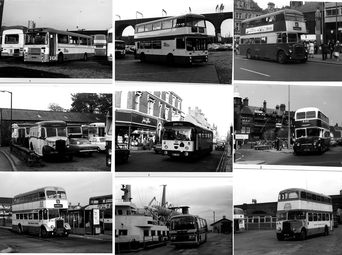 Bus Negatives qty 143 approximately, with some photographs, approximately 103:- Burton, Stockport,