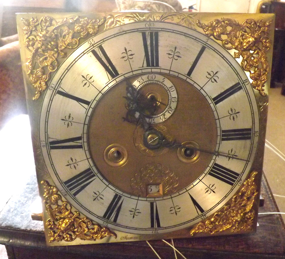 An early 18th Century Walnut and Marquetry inlaid 8-day Long Case Clock, Samuel Macham, London, - Image 25 of 37