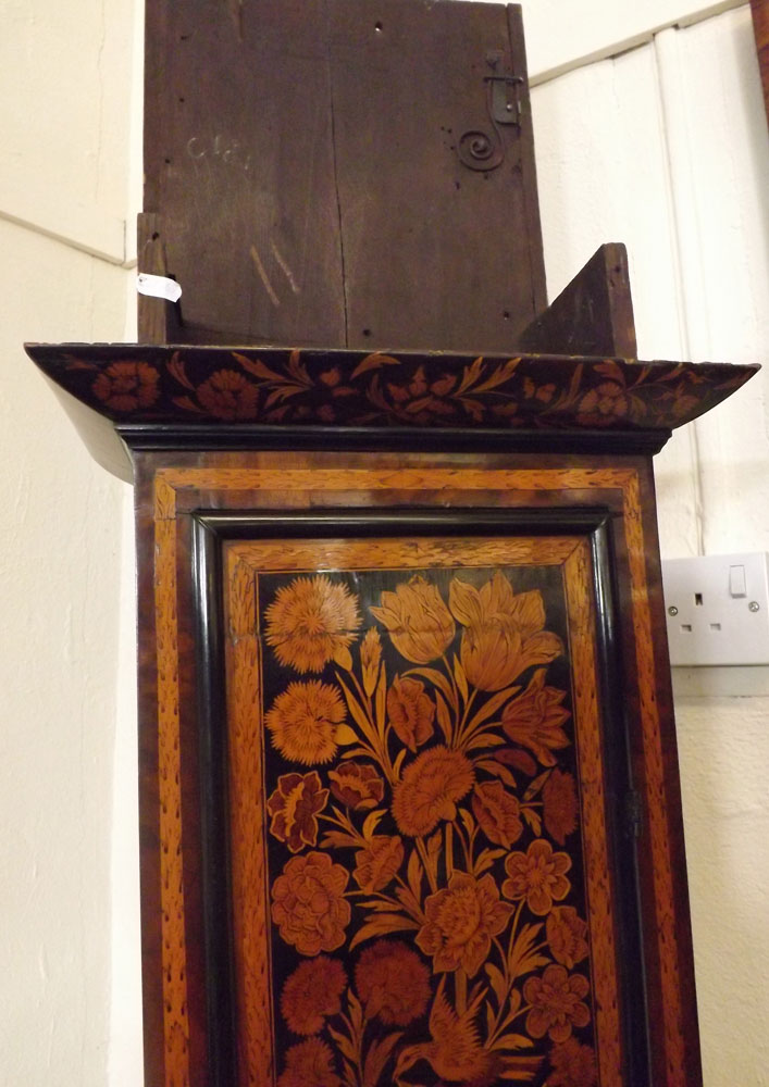 An early 18th Century Walnut and Marquetry inlaid 8-day Long Case Clock, Samuel Macham, London, - Image 15 of 37