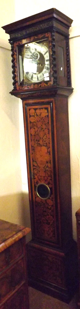 An early 18th Century Walnut and Marquetry inlaid 8-day Long Case Clock, Samuel Macham, London, - Image 2 of 37