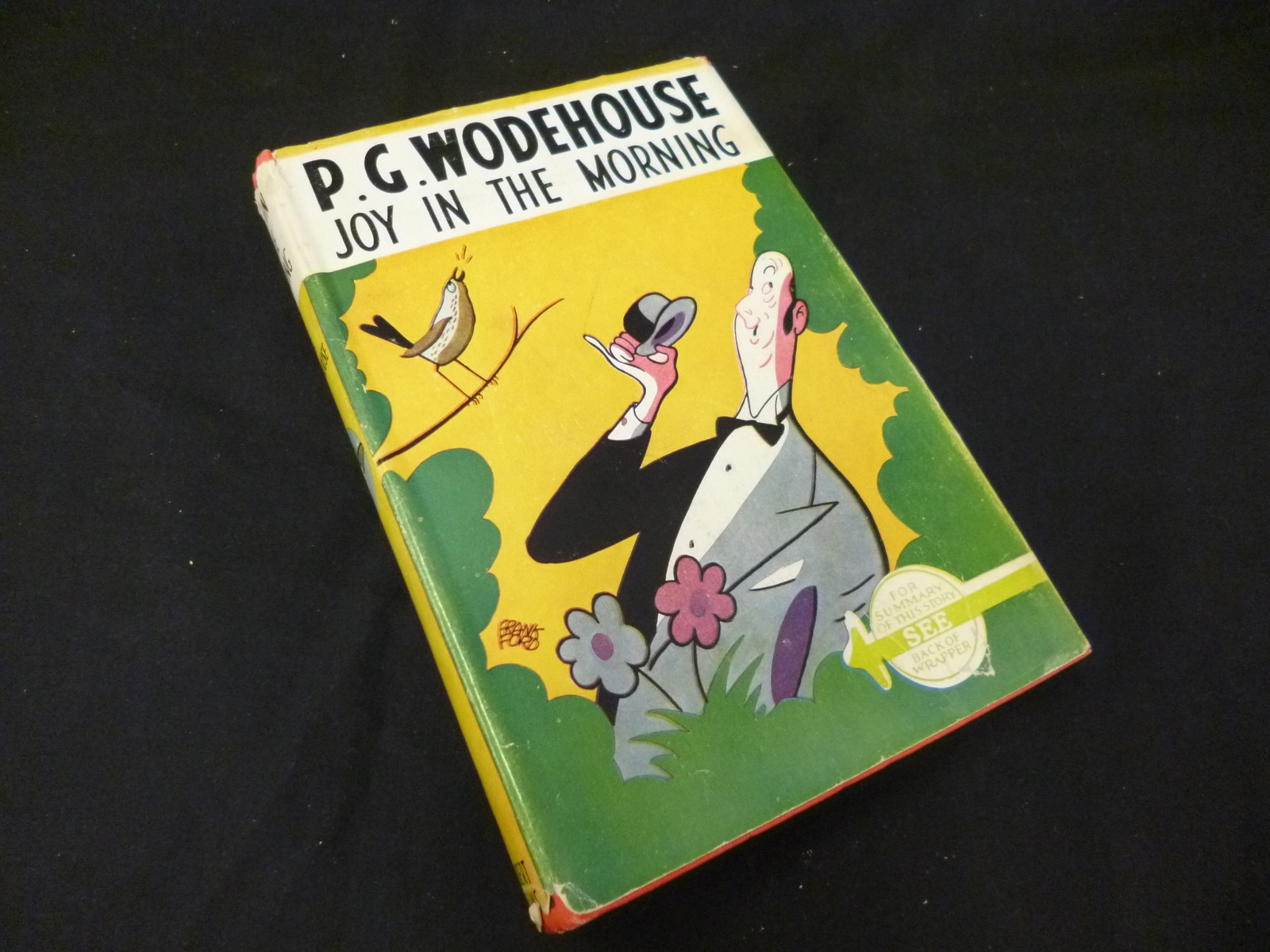 P G WODEHOUSE: JOY IN THE MORNING [1947], 1st edn, orig cl, d/w, (with large closed tear to rear