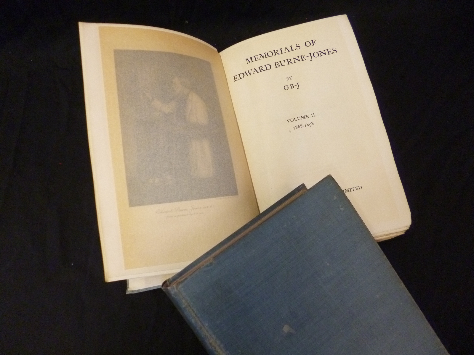 GEORGINA BURNE-JONES: THE MEMORIALS OF EDWARD BURNE-JONES, L, 1904, 1st edn, 2 vols, bkplts of