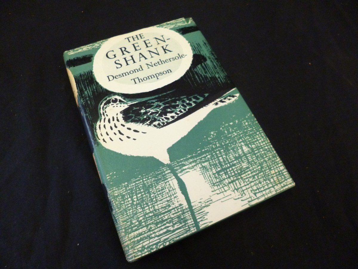 DESMOND NETHERSOLE-THOMPSON: THE GREEN-SHANK, 1951, New Naturalist Monograph Series No 5, orig cl,