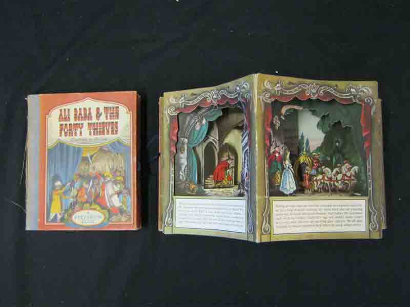 ROLAND PYM: CINDERELLA, [1950], 1st edn, ?Peepshow? book, orig cl bkd pict bds, ribbon ties + ALI