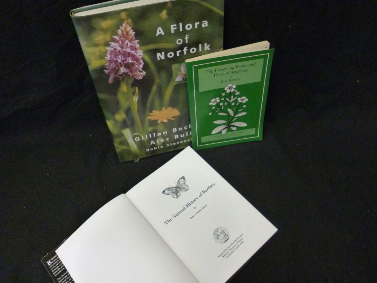 R H ROBERTS: THE FLOWERING PLANTS AND FERNS OF ANGLESEY, 1982, orig wraps + PETER HOPE JONES: THE