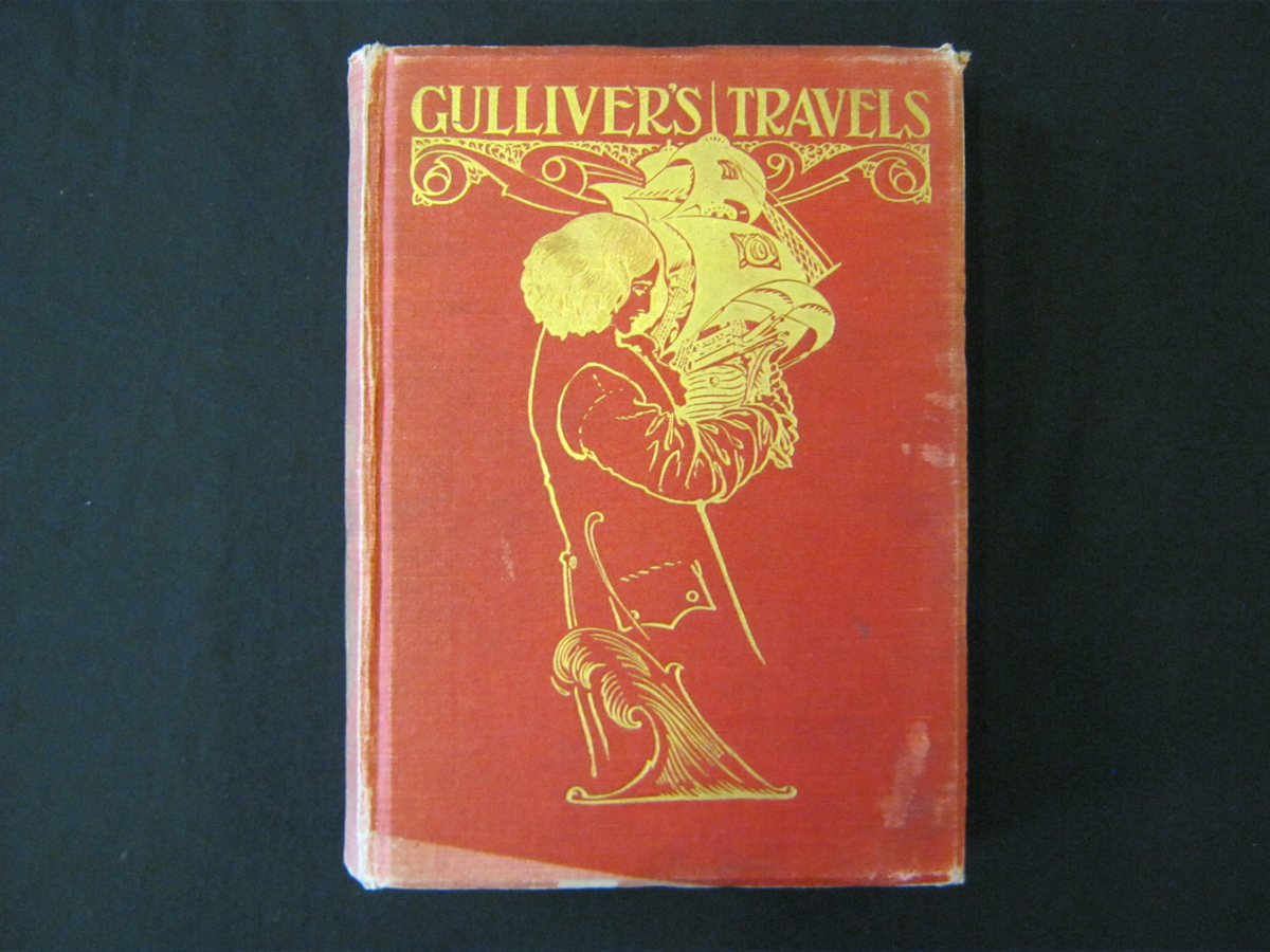 JONATHAN SWIFT: GULLIVER?S TRAVELS, ill A E Jackson, [1910], 1st edn, 6 chromolitho plts, orig pict