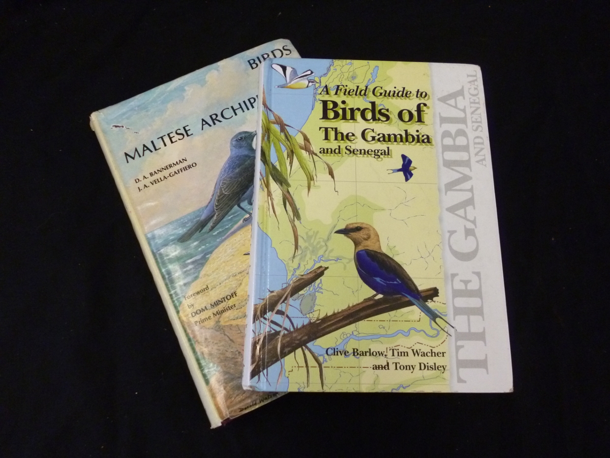 D A BANNERMAN AND J A VELLA-GAFFIERO: BIRDS OF THE MALTESE ARCHIPELAGO, 1976, 1st edn, orig cl, d/w