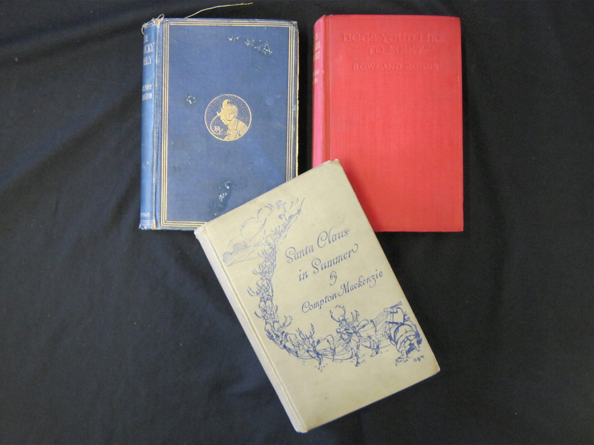 ROWLAND JOHNS: DOGS YOU?D LIKE TO MEET, 1924, 1st edn, orig cl + COMTOM MACKENZIE: SANTA CLAUS IN