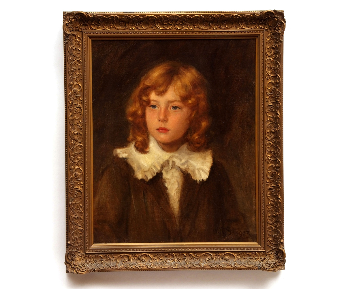 WILLIAM ROBERT SYMONDS (1851-1934, BRITISH) ?Portrait of John Reigate? Son of Dr Reigate of