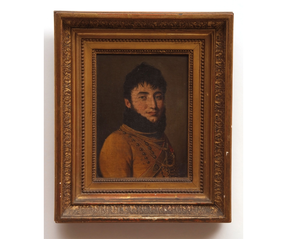 LOUIS-LEOPOLD BOILLY (1761-1845, FRENCH) Portrait of Colonel M Seoret inscribed verso ?Col M