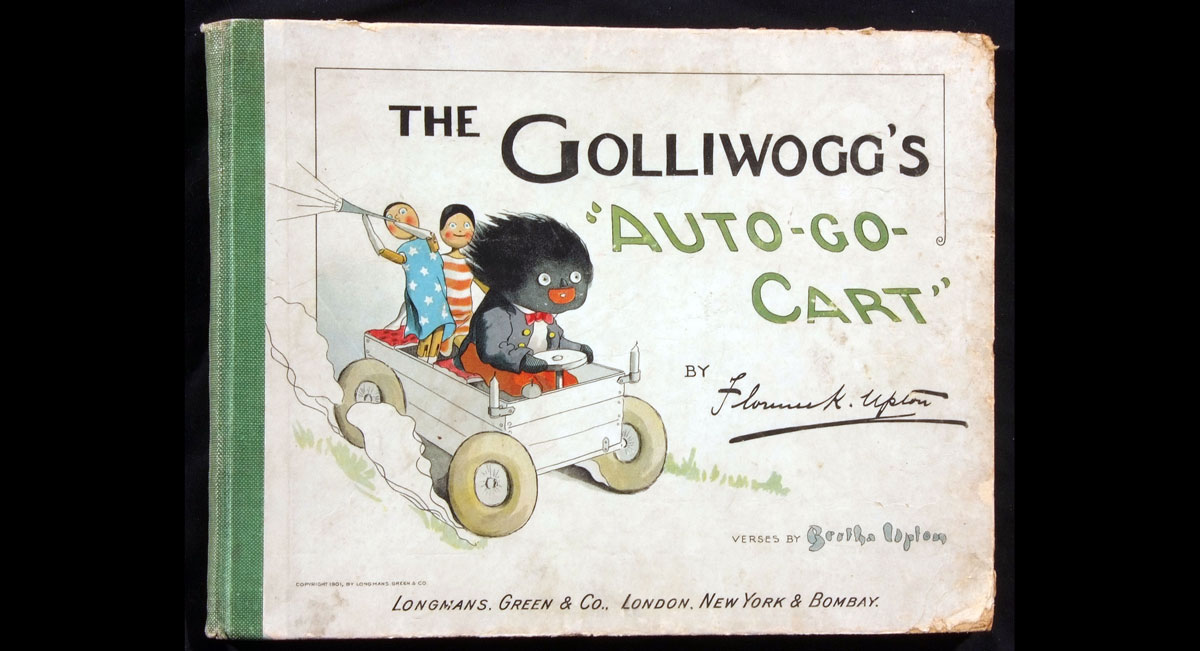 FLORENCE K AND BERTHA UPTON: THE GOLLIWOGG?S AUTO-GO-CART, 1901, 1st edn, obl, 4to, orig, cl bkd