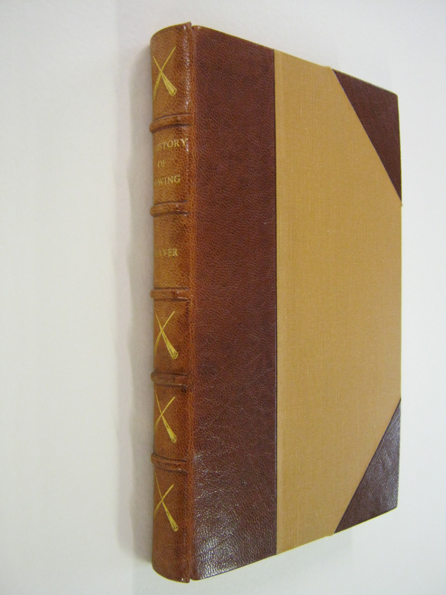 HYLTON CLEAVER: A HISTORY OF ROWING, 1957, 1st edn, 3 qtr mor gt by Bayntun, teg