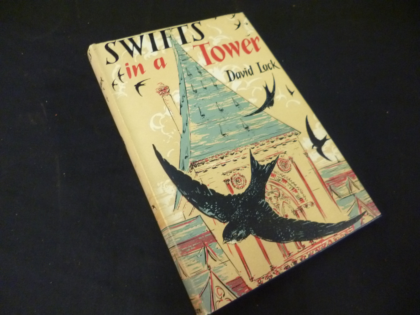 DAVID LACK: SWIFTS IN A TOWER, 1956, 1st edn, orig cl, d/w