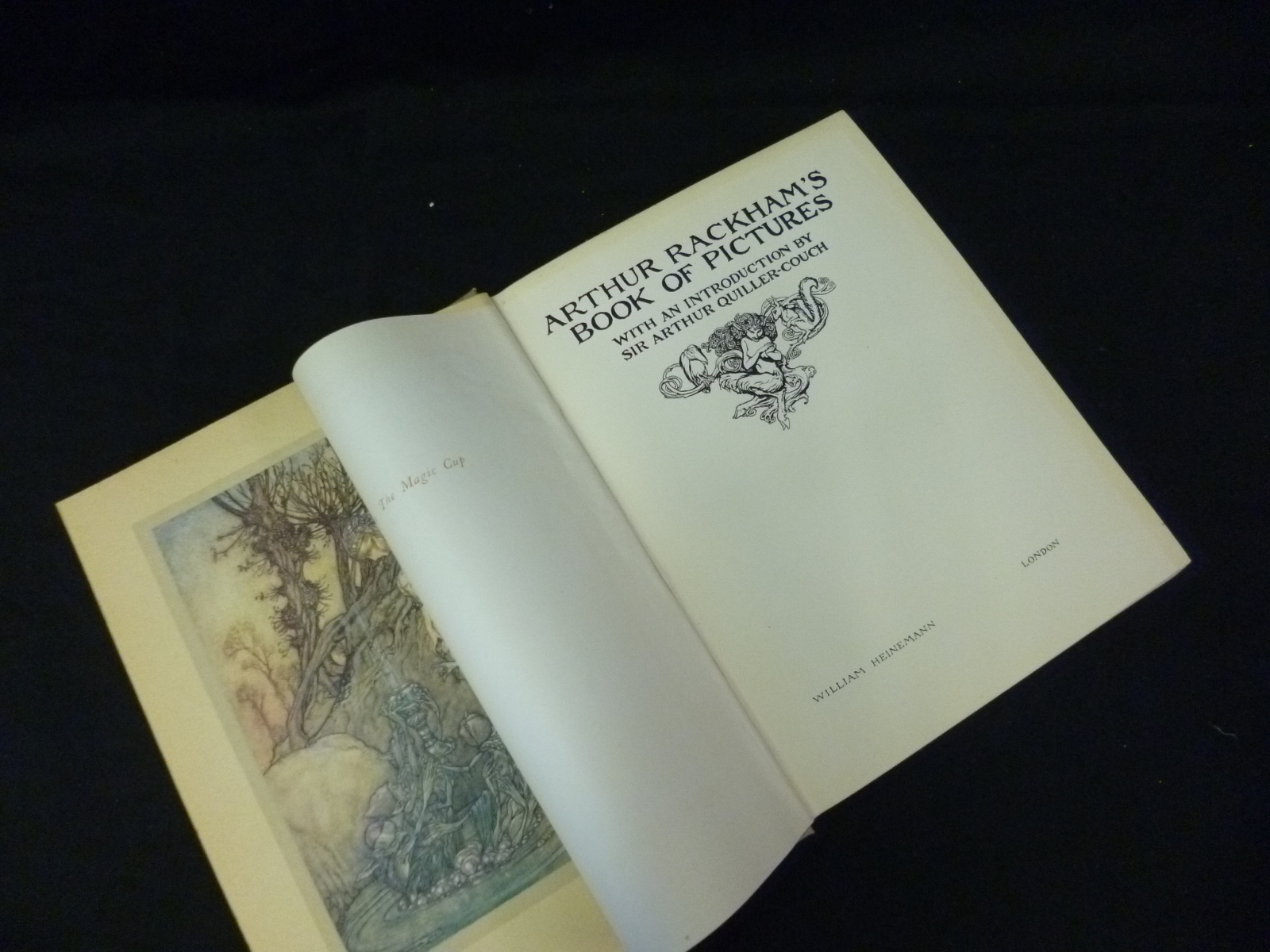 ARTHUR RACKHAM: ARTHUR RACKHAM?S BOOK OF PICTURES, Intro Sir Arthur Quiller-Couch, 1913, 1st trade