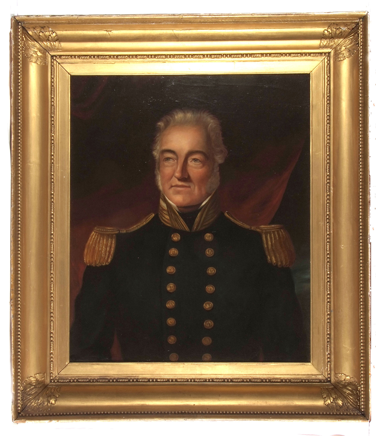 JASPER BRETT, (19TH / 20TH CENTURY, BRITISH) Portrait of a Military Gent oil on Canvas, signed and