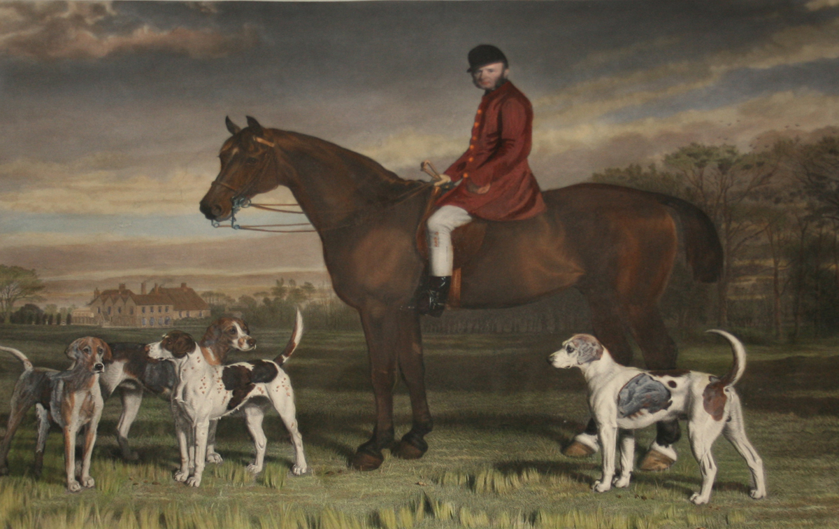 AFTER STEPHEN PEARCE, ENGRAVED BY CHARLES MOTTRAM Daniel Robert Scratton on Horseback  hand