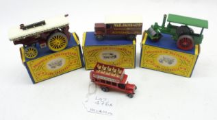 YESTERYEARS BY LESNEY (MATCHBOX) NOS Y2 AND Y7, a Red Y2 London Bus (no box); together with a