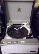 A mid-20th Century Dynatron Record Player with Garrard Deck