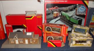 A collection of Hornby 00-Gauge including 0-6-0 Diesel Shunter; Jinty Class 0-6-0 Tank Loco; various